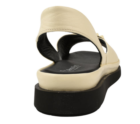 Sandale casual, dama, ANNA VIOTTI, D30-10 crem, piele naturala